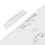 Wireless Keyboard Mouse Combo 2.4G Ergonomic Silent White 10