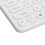 Wireless Keyboard Mouse Combo 2.4G Ergonomic Silent White 6