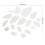Decorative Oval Acrylic Mirror Wall Sticker Art 8