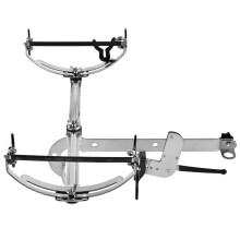 Clamp-on Stainless Steel Boat Rod Holder, 360 Adjustable Railing Mount