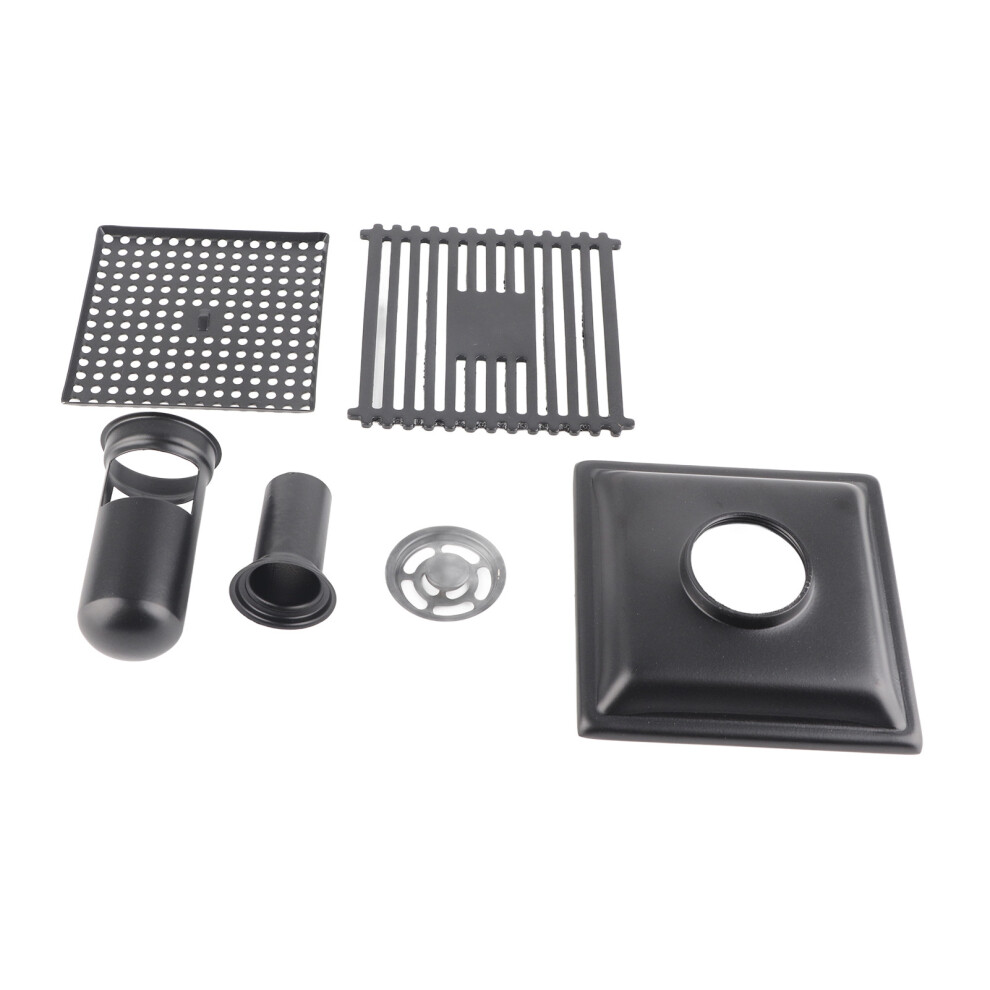 Shower Floor Drain With Removable Cover Grille 9387669566452