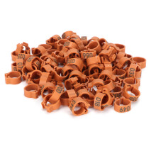 001‑100 Numbered Bird Leg Bands 8mm Poultry
