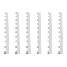 6Pcs Durable Metal Beehive Frame Strips Spacers