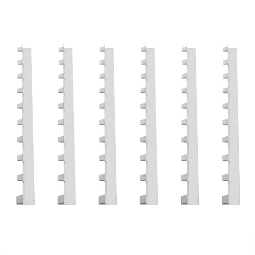 6Pcs Durable Metal Beehive Frame Strips Spacers