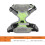 Breathable Soft Reflective Adjustable Dog Harness XL Fluorescent Green 9