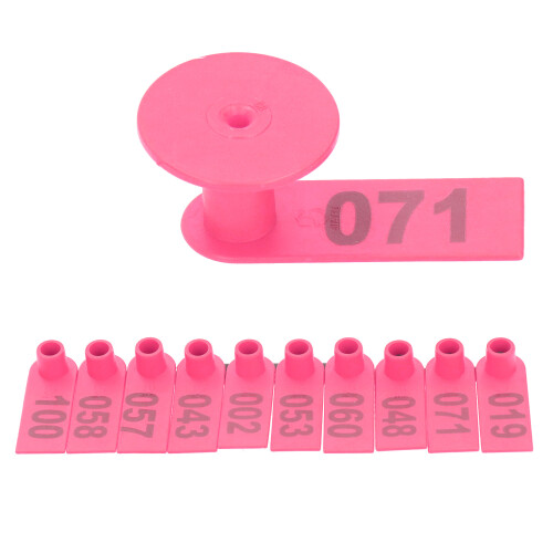 Numbered Ear Tag Marks Labels for Sheep Goats Farm 1