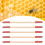 50PCS Beekeeping Equipment Bamboo Take Pulp Pen 7