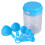 7Pcs Set Plastic Measuring Cups Spoons Measure Tea 6