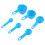 7Pcs Set Plastic Measuring Cups Spoons Measure Tea 12