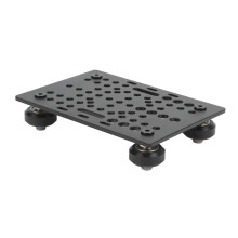 Gantry-Platte Aluminium Hochleistungs-Gantry-Platte Schwarz Eloxiert 3D-Drucker Lineare Universelle Führung für Fräsmaschine Platte mit 4 K
