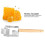 Beehive Honey Scraper Double Head Uncapping Fork 14
