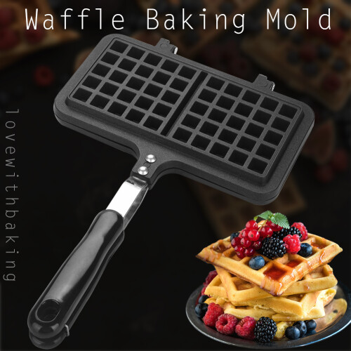 Dual Head Household Kitchen Gas NOn Stick Waffle 1