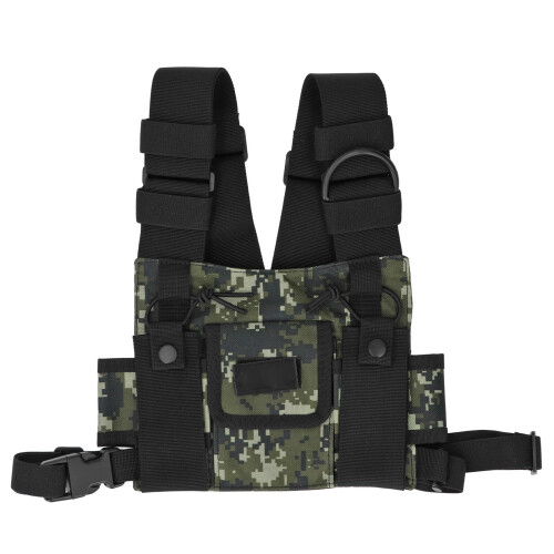 Digitale Dschungel-Tarnung Funkgerät-Brusttasche 1