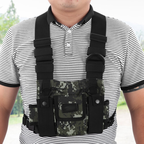 Digitale Dschungel-Tarnung Funkgerät-Brusttasche 2
