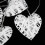 10LED Warm Romantic Heart Shaped Rattan Ball 13