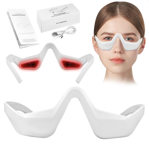 Under Eye Red Light Therapys, Anti-Aging Eye Beauty Massage Tool,