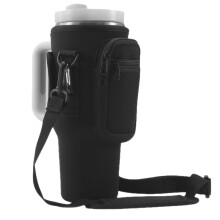 40OZ Ice Cup Cover Crossbody Strap Thermos Cup Cover Neoprene