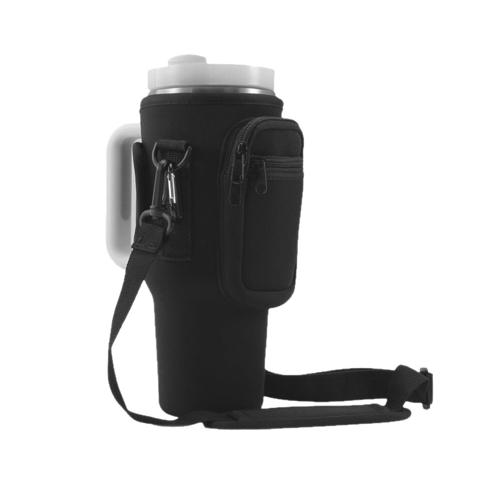 40OZ Ice Cup Cover Crossbody Strap Thermos Cup Cover Neoprene