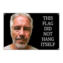 (90x150cm, as the picture39013) 2025 3Jflag 90x150cm This Flag Did Not Hang Itself Funny Jeffrey Epstein Meme Wall Hanging Flag Banner