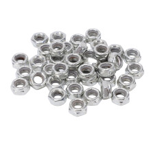 40 Stück Skateboard Achsen Muttern aus Carbonstahl Skateboard Achskit Hardware für Skateboard Silber