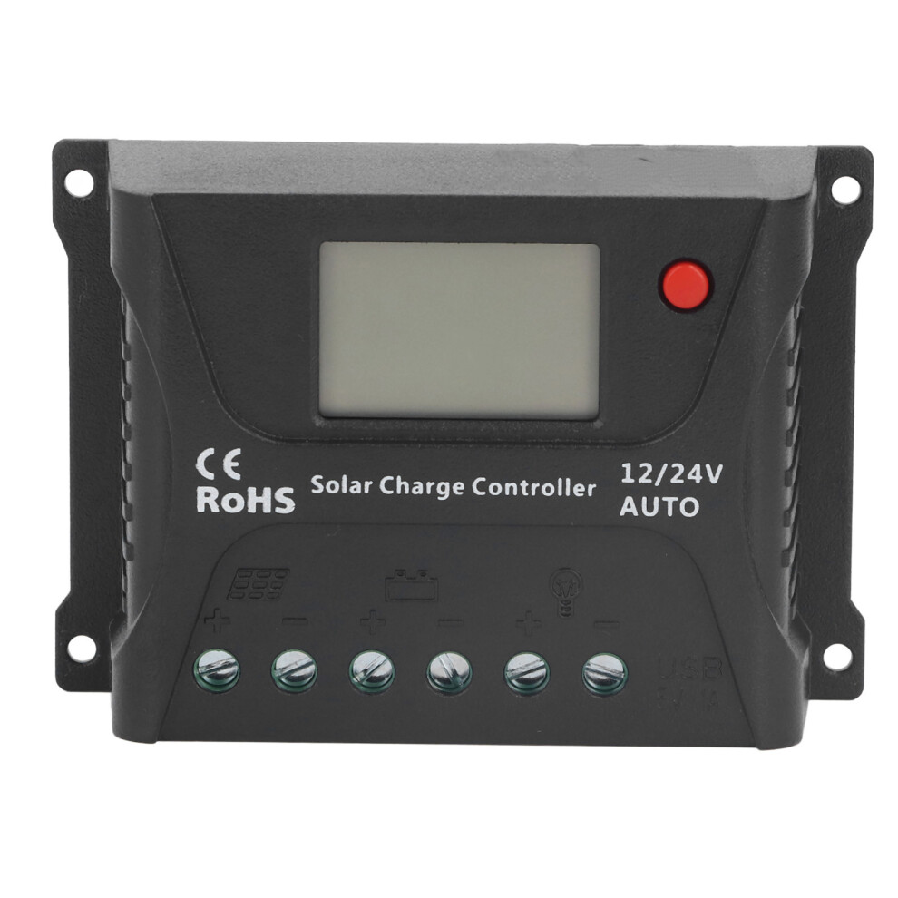 10A Pwm Solar Charge Controller Usb Led Display, Ip30, 12V/24V 6901341955223