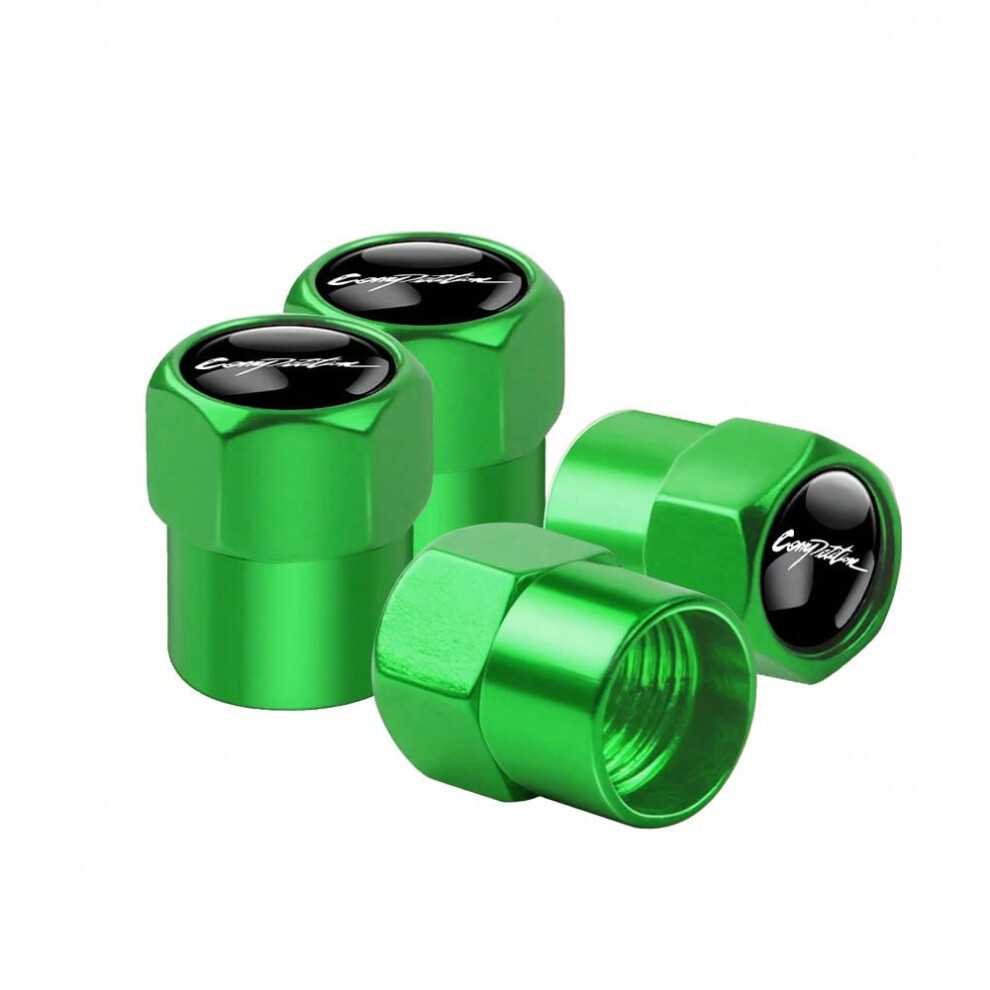 (for Competitiongreen) Car Styling 3D metal 4PCS Wheel Tire Valve Stem Caps Cover Accessories for MITSUBISHI Ralliart Competition Outlander ASX AIRTRE-image-OPC-PJN8JVX-NEW