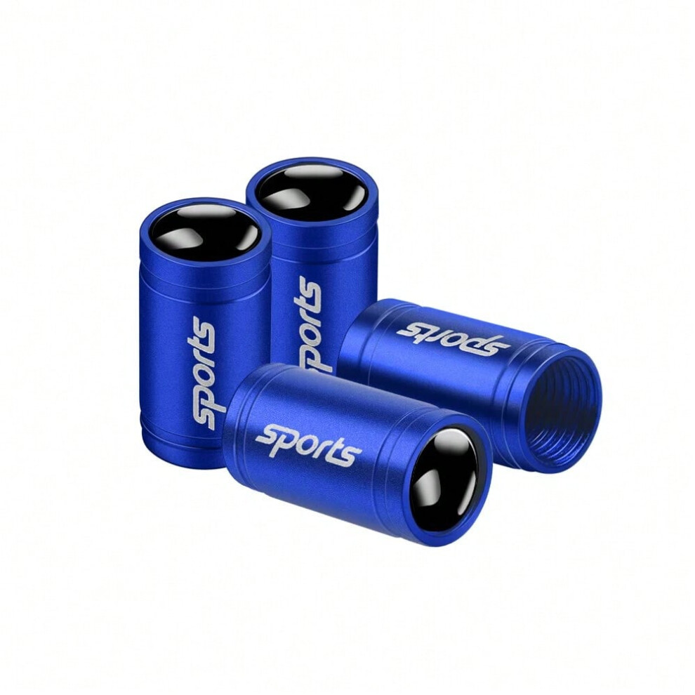 (Blue, For MG7) 4Pcs Aluminum Alloy Caps Wheel Tire Valve Caps Air Stem Dust Covers For Morris MG HS EHS Phev ZS MG3 MG5 MG6 MG7 GT ZR RX5 RX8-image-OPC-PJN8K56-NEW