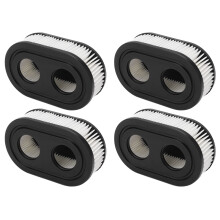 4 Stück Rasenmäherfilter Ersatz 798452 593260 Gummiluftfilterkartusche für 500EX 550EX