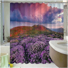 (72x72 Inch) 2025 Bathroom Shower Curtain Design Style - 1019
