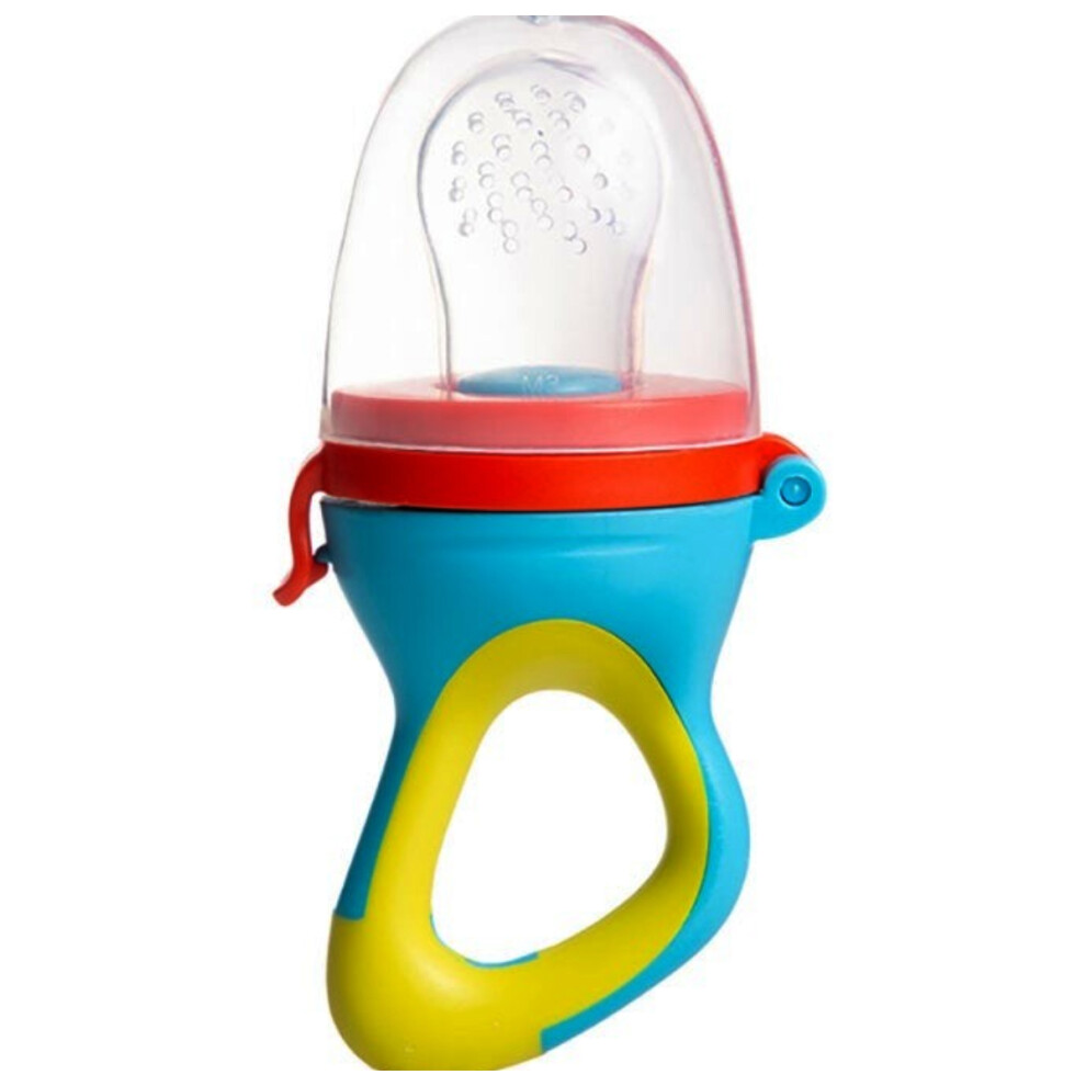 Babyjem Soft Silicone Fruit & Vegetable Feeder Pacifier For 6+ Months Baby - Multicolor