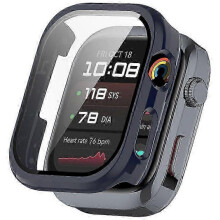 (unisex, Blue) 2025 For Huawei Watch D2 Case Hard PC All Around Watch Cover with Tempered Glass Film
