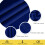 (NAVY, 90" Width x 90" Drop) Thermal Blackout Eyelet Ring Top Curtains Pair + Tie Back 4