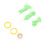 Yo-yo responsive para principiantes negro 5.5x5.5x4.1 cm 9