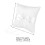 White Satin Bowknot Ring Bearer Pillow Holder 9