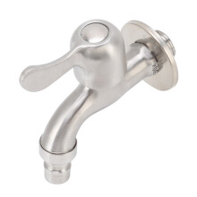 G1/2 Stainless Steel Washing Machine & Garden Wall Faucet, Leak-Proof