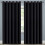 (BLACK, 90" Width x 90" Drop) Thermal Blackout Eyelet Ring Top Curtains Pair + Tie Back 2