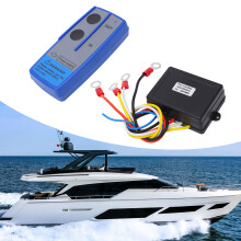 Kabellose Seilwinden-Fernbedienungskit 434MHZ Empfänger 12V 24V Schalter Handgerät Universell für Auto LKW ATV SUV