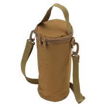 Bolsa de almacenamiento para camping de nylon 1000D, arena, con cremallera doble