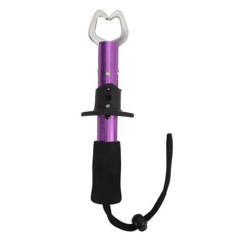 Pinza para peces de acero inoxidable morada - Mandíbula cerrada 1