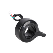 Acelerador de dedo para patinete eléctrico de plástico negro