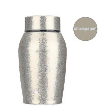 (Champagne) 2025 250ml Stainless Steel Urns Pets Dog Cat Birds Mouse Cremation Ashes Urn Keepsake Casket Columbarium Pets Memorials
