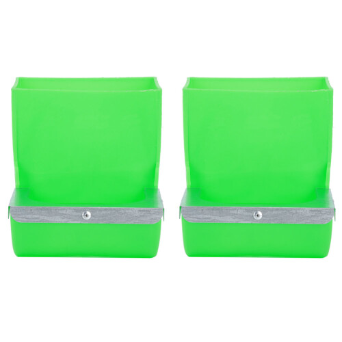 2Pcs 13.5cm Rabbit Food Feeding Bowl Trough Feeder