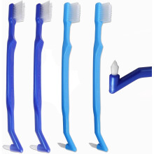 V-Trim Precision Kieferorthopädische Zahnbürste, 4 Stück, mit getuftetem Ende für Zahnspangen