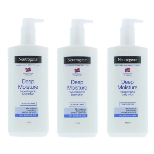 Neutrogena X3 Neutrogena Norwegain Formula Deep Moisture Body Lotion 400ml