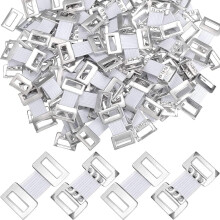 (Klein) Namvo Elastische Bandage Clips, Stretch Metall Bandage Clip Compression Wrap Clip für Bandagen Kompressionsbandagen Kreppbandagen Wei?
