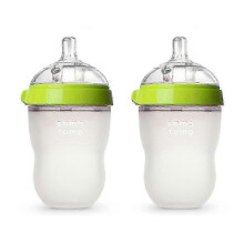 2025 Comotomo Baby Bottle, Green, 8 Ounce (2 Count)SZRH A-S