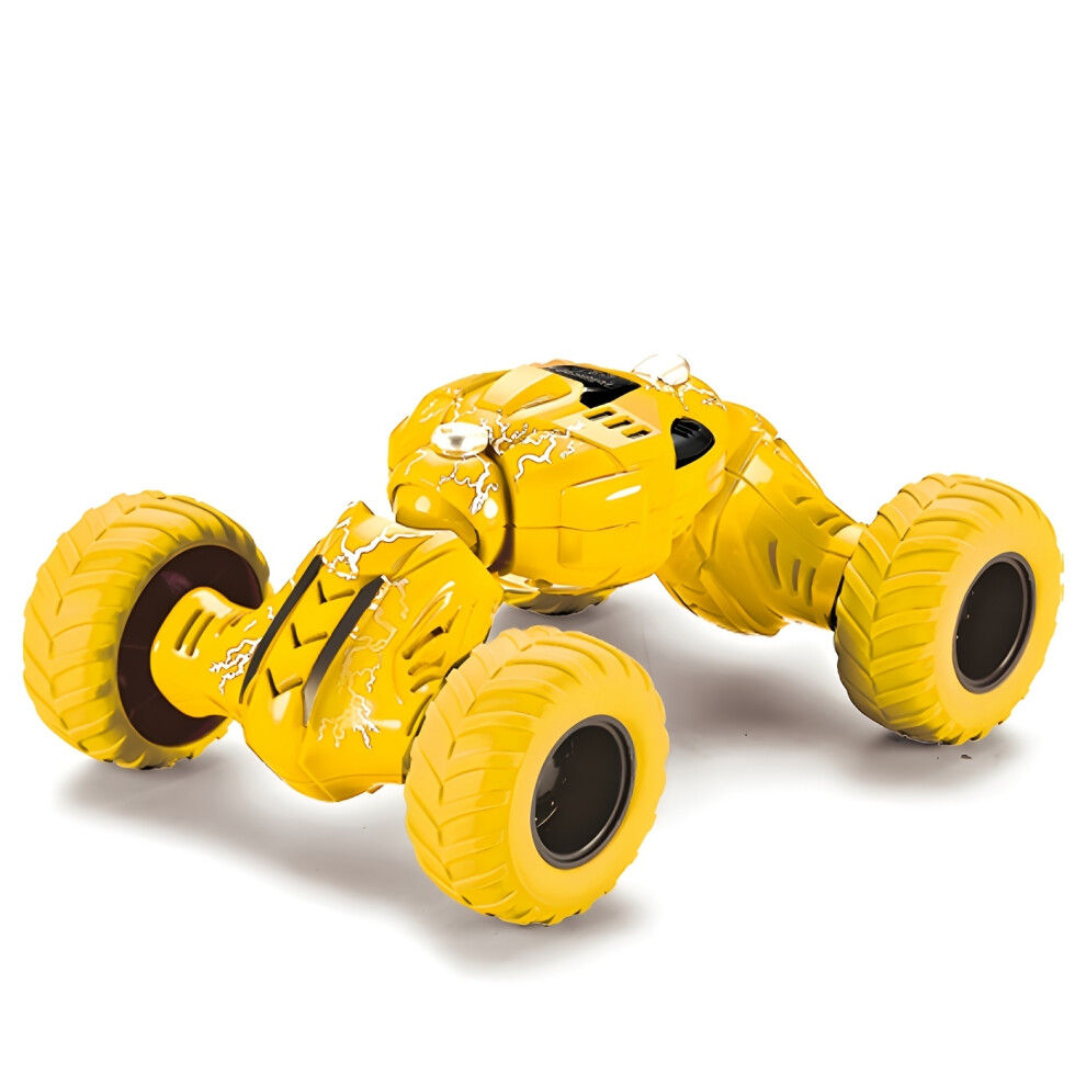 Photos - Other Toys  Kids Inertial 4-Wheel Drive Cart, Cartoon Off-Road Climbing Vehicle, Manual Push & Pull-Back Toy Car, Durable Plast(Yellow)
