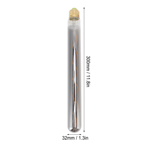 Bombilla LED T300 4W 300x32mm E27/E26 Luz cálida 2