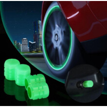 16Pcs Luminous ABS Tire Valve Stem Caps, Universal Fit, 0.8cm Inner Diameter