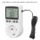Enchufe de control de temperatura LCD ABS 50-99C 0.1C 50/60Hz 8